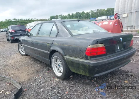 2001 BMW 740Il из США, поврежденный, VIN WBAGH83411DP28499